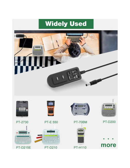 Adaptador de Alimentación 9V 1.6A Brother P-Touch AD-24
