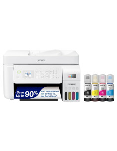 Impresora Todo-en-Uno Epson EcoTank ET-4800 Inalámbrica Blanca
