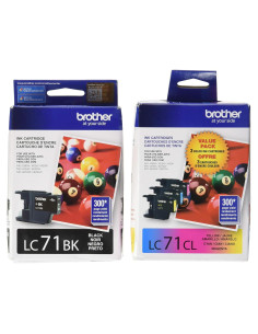 Conjunto de cartuchos de tinta Brother LC71 - 4 colores