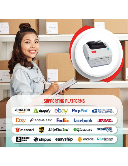 Impresora Térmica de Etiquetas Arkscan 2054A-LAN 4x6 cm