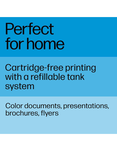 Impresora HP Smart Tank 5000 Todo-en-Uno Inalámbrica con 2 Años de Tinta