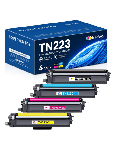 Cartucho de Tóner Nildoa TN-223 Negro/Cian/Magenta/Amarillo