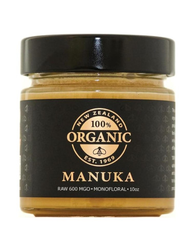 Miel de Manuka Cruda Springbank 600MGO 283.5g Tarro Vidrio