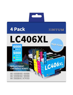 Cartuchos de tinta LC406XL JINTUM compatibles para Brother