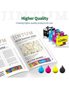 Cartuchos de tinta LC406XL JINTUM compatibles para Brother 2
