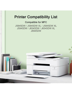 Cartuchos de Tinta Anemec LC3037XXL para Brother - Paquete de 5 2