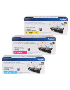 Cartucho de Tóner Brother TN-436 Set de Colores Alta Capacidad 6500