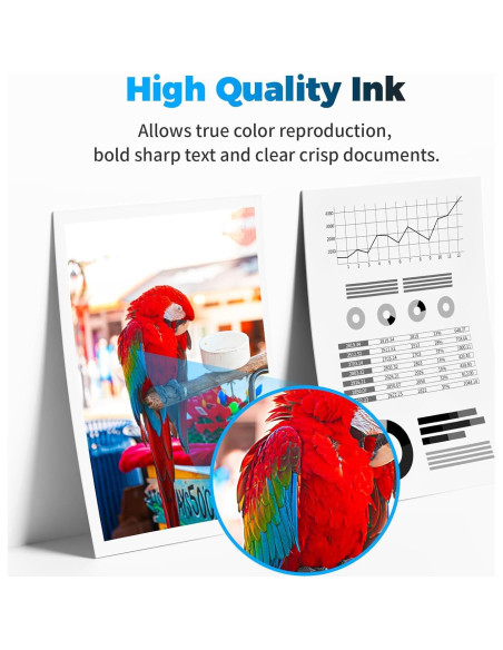 Cartucho de Tóner BAIINK TN760 Compatible con Brother - 4 Negro