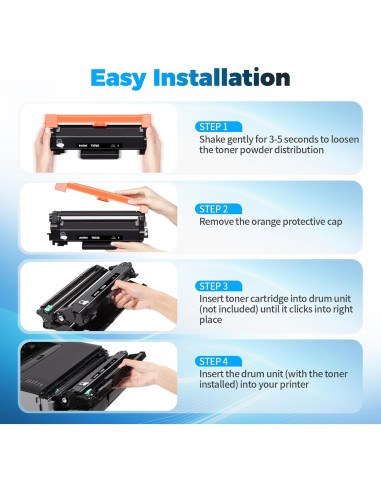 Tóner BAIINK TN760 Compatible para Impresoras Brother - 2 Pack