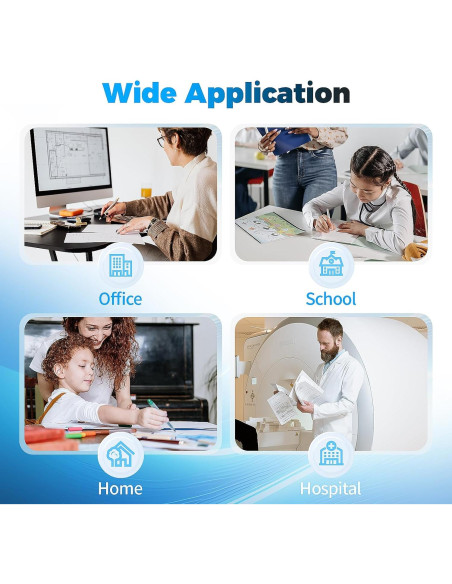 Cartucho de Tóner BAIINK TN760 Compatible con Brother - 4 Negro