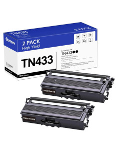 Cartucho de tóner compatible GOTOBY TN433BK Negro 2Pack