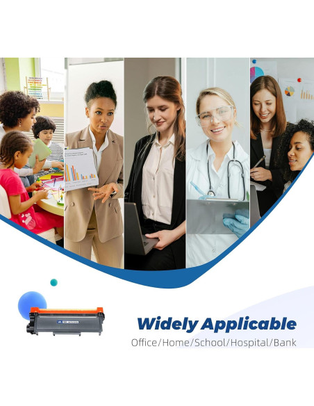 Cartuchos de Tóner Ioffix TN-660 Compatibles Negro - 4 Pzs