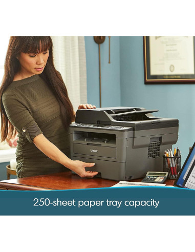 Impresora Láser Monocromática Brother MFC-L2710DW 4-en-1