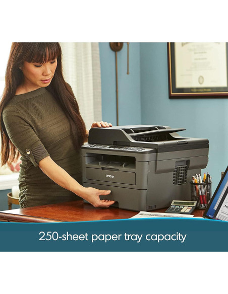 Impresora Láser Monocromática Brother MFC-L2710DW 4-en-1