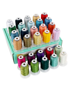 Kit de Hilo de Bordado Poliester 30 Colores New brothread 500m
