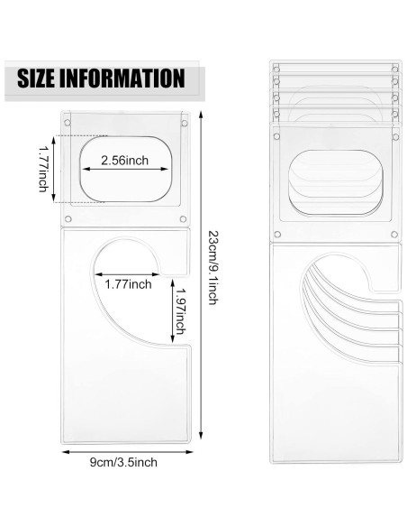 Divisores de Tamaño para Ropa Kathfly - 10 Piezas Plástico