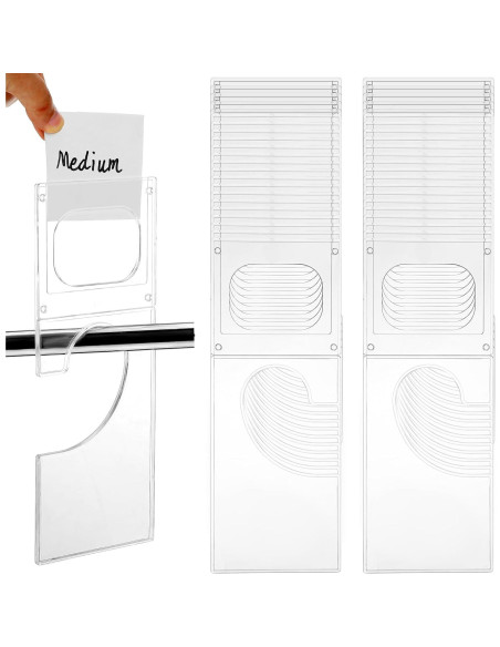 Divisores de Tamaño para Ropa Kathfly - 10 Piezas Plástico