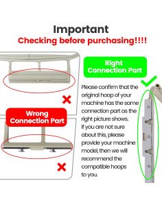 Conjunto 4 en 1 de Bastidores de Bordado New Brothread 2