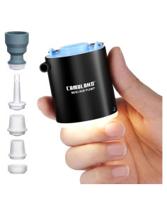 Mini Bomba de Aire CAMULAND 1300mAh Recargable USB con Luz