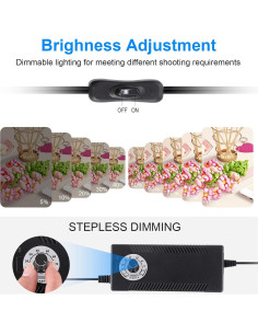 Caja de Luz de Estudio Fotográfico SYSCLOUD 81cm LED Dimmable 2