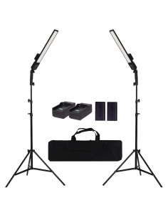 Kit de Luz LED Portátil GSKAIWEN con Batería NP-F970 2800-5500K