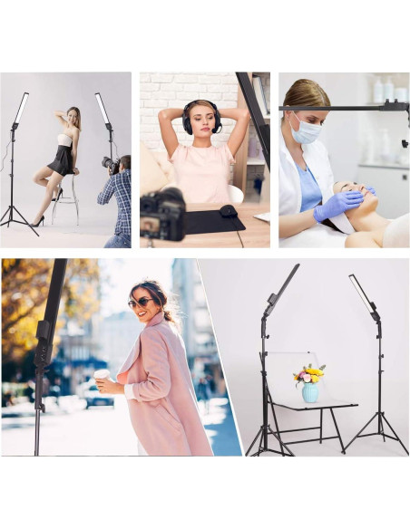 Kit de Luz LED Portátil GSKAIWEN con Batería NP-F970 2800-5500K