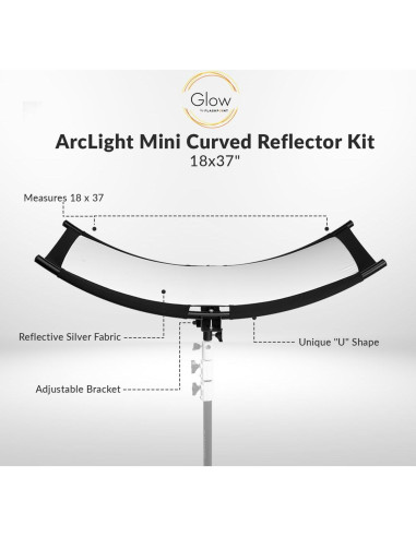 Kit Reflector Curvado Glow ArcLight II 45.72x93.98cm