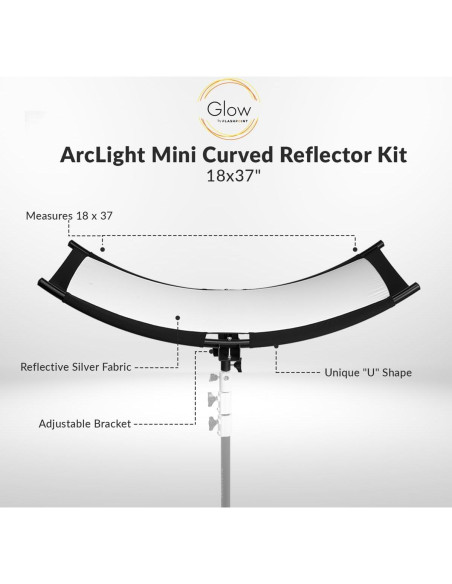 Kit Reflector Curvado Glow ArcLight II 45.72x93.98cm