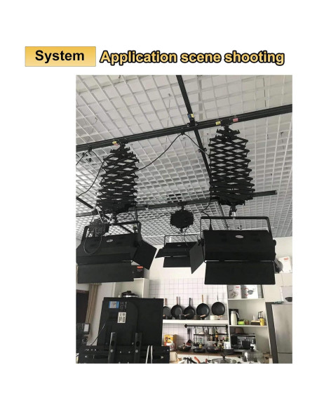 Pantógrafo Fotográfico DATOUBOSS 2M para Riel de Techo