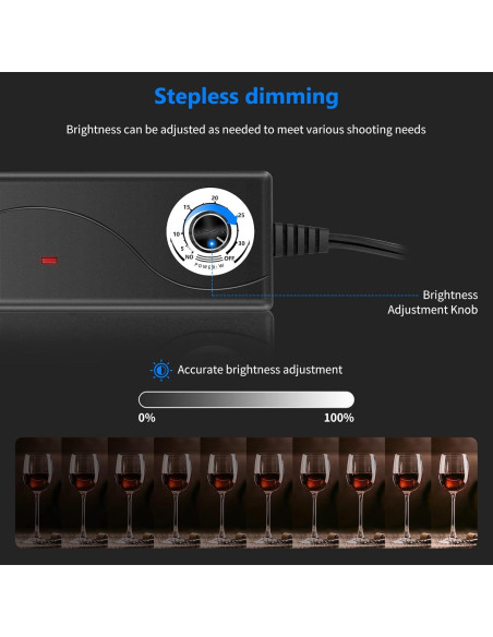 Caja de Luz LED NEEWER 40x40cm con Brillo Ajustable y 4 Fondos