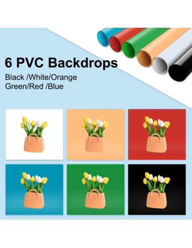 Caja de Luz PULUZ 30cm con Brillo Ajustable y 6 Fondos