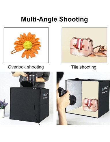 Caja de Luz PULUZ 30cm con Brillo Ajustable y 6 Fondos