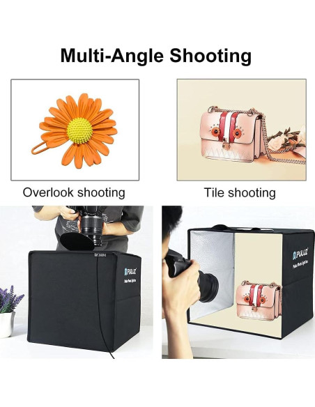 Caja de Luz PULUZ 30cm con Brillo Ajustable y 6 Fondos