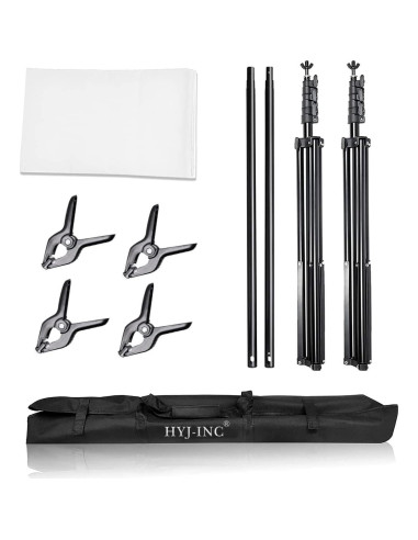 Kit de Soporte de Fondo para Fotografía HYJ-1013 10x12 pies