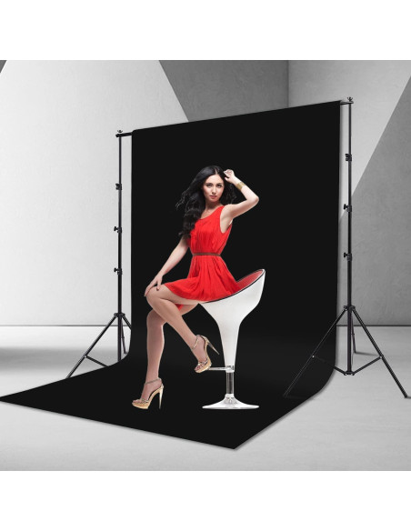 Kit de Soporte de Fondo para Fotografía HYJ-1007 2.62m x 3.05m