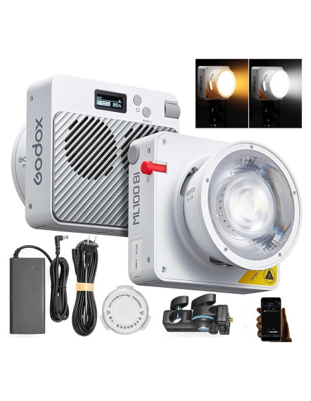 Godox ML100Bi Luz LED 120W Bi-Color 2800K-6500K Control APP