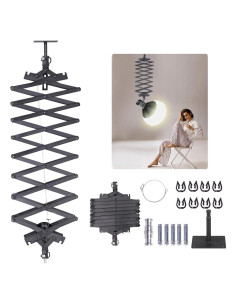 Sistema de riel de techo para fotografía XPAISYQC JL-200 2m