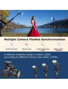 Kit Godox CT-16 Disparador Inalámbrico 4 en 1 para Flash DSLR 2