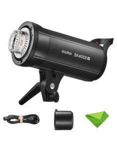 Flash de Estudio Godox SK400IIV 400Ws con Lámpara LED 5700K