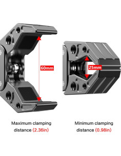 Abrazadera Super OGITBIO para Foto y Video 1/4 y 3/8 2