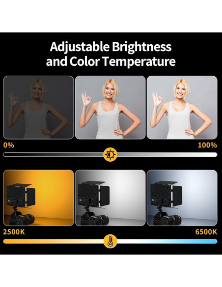 Kit de Iluminación LED Bi-Color Pixel P30 20W 2500-6500K