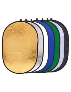 Kit de Reflector 7-en-1 Reflex Camera 60cm Redondo