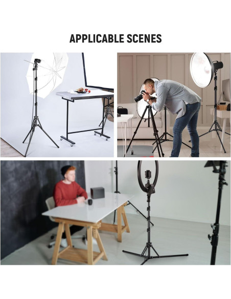 Kit de Luz LED RGB Neewer 150W con Trípode 178cm y Control APP