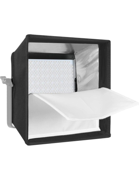 Kit de Iluminación LED RGB GVM 60W con Softbox y Soportes