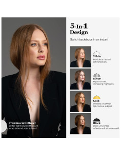 Reflector Plegable 5-en-1 LimoStudio 32" con Soporte y Clip 2