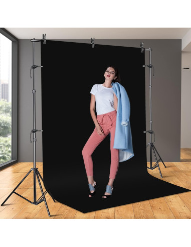 Kit de Soporte para Fondos Fotográficos SLOW DOLPHIN 6.5x10ft