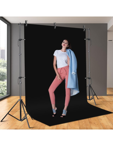 Kit de Soporte para Fondos Fotográficos SLOW DOLPHIN 6.5x10ft