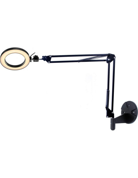Luz de Anillo USB Acetaken 15cm con Soporte y Brazo Ajustable