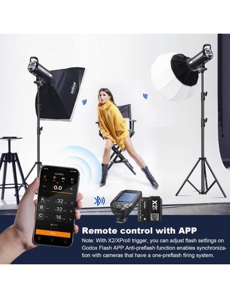 Kit de Estudio Fotográfico Godox SK400II-V 800W con Accesorios