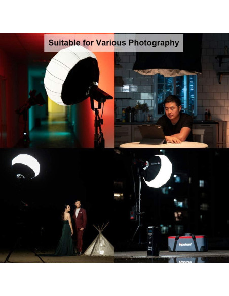 Aputure Lantern Softbox 66cm Luz Suave Montura Bowens